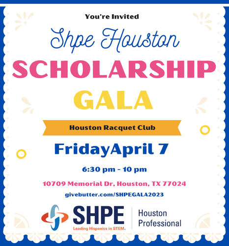 SHPE Houston Scholarship Gala flyer